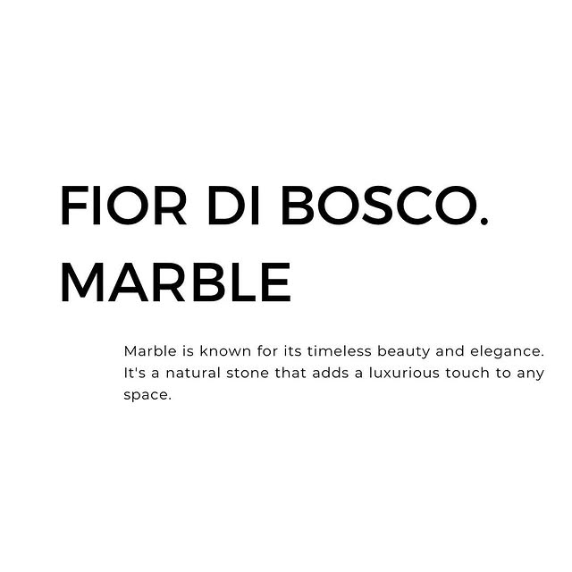 Transform your kitchen into a luxurious and elegant space with Fior di Bosco marble😍! This stunning natural stone fea…